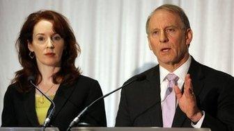 Meghan O'Sullivan and Richard Haass chaired the round-table talks