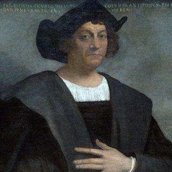 Christopher Columbus in a painting by Sebastiano del Piombo