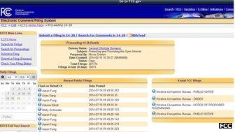 FCC Electronic Comment Filing System