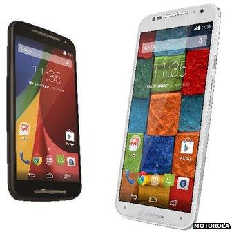 Moto G and Moto X