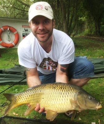 One of the veterans with a fish