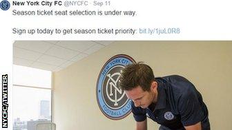 NYCFC tweet