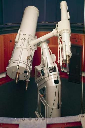 Housed in the Science Museum, London, Roberts' telescope can be seen with its 7 inch glass lens and 20 inch silver mirror