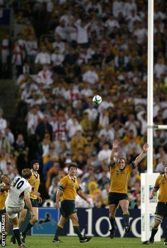 Jonny Wilkinson winning drop goal versus Australia in 2003