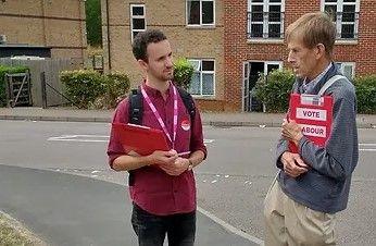 Chris Hinchcliff MP with supporter