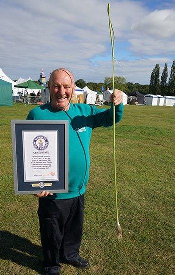 World's Longest leek: