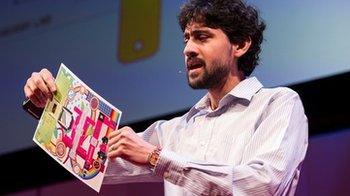 Manu Prakash at TED, copyright TED