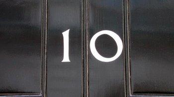 Downing Street door