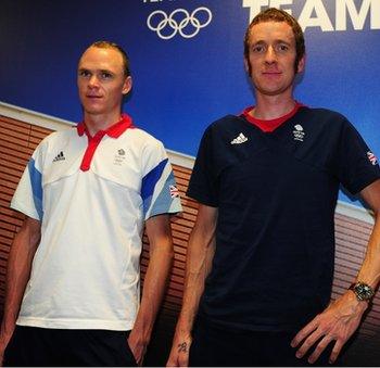 Chris Froome (left) and Sir Bradley Wiggins