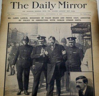 Front page of Daily Mirror from 2 September 1913