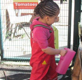 Child in a nursery