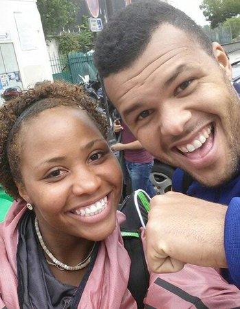 Taylor Townsend and Jo-Wilfried Tsonga