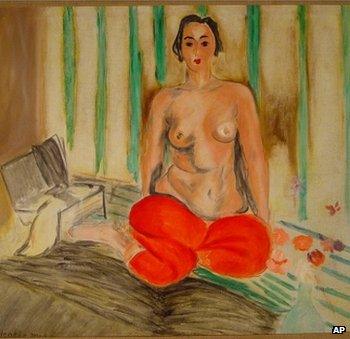 Matisse's Odalisque in Red Pants