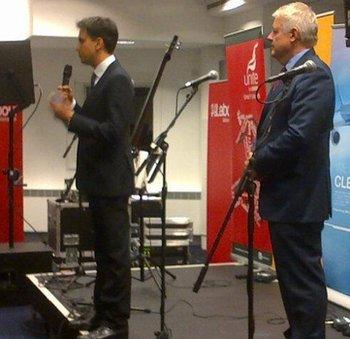 Ed Miliband and Carwyn Jones