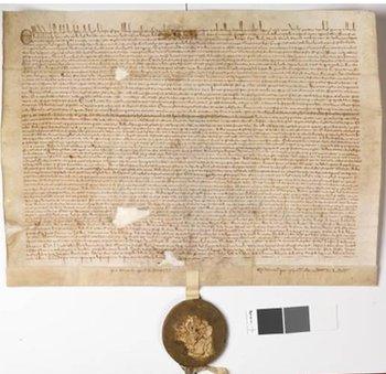 The copy of the Magna Carta in Faversham