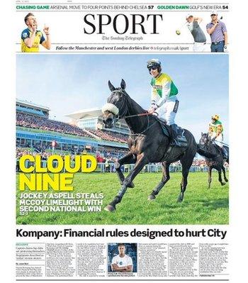 Sunday Telegraph back page