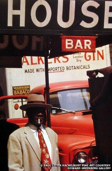 Harlem, 1960, New York by Saul Leiter