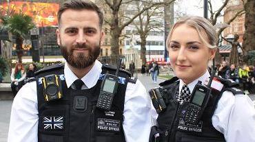 PCs Alannah Mulhall and Joe Gerrard 