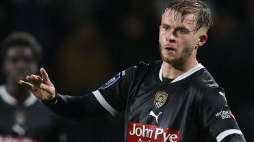 Ryley Reynolds in action for Notts County