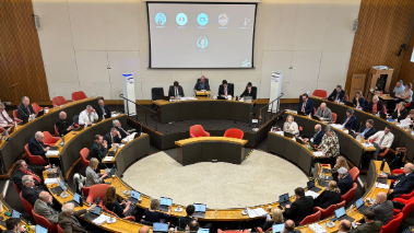 Cornwall Council's chamber at New County Hall 