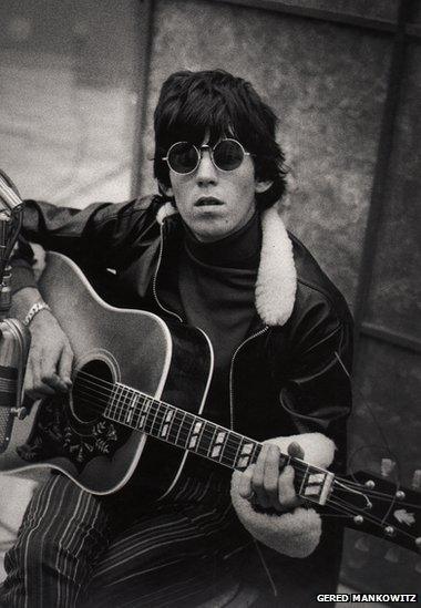 Keith Richards at RCA Studios Recording Aftermath album, Hollywood, December 1965