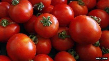 Close up of red tomatoes