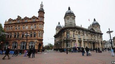 The Maritime Museum (right) in Hull