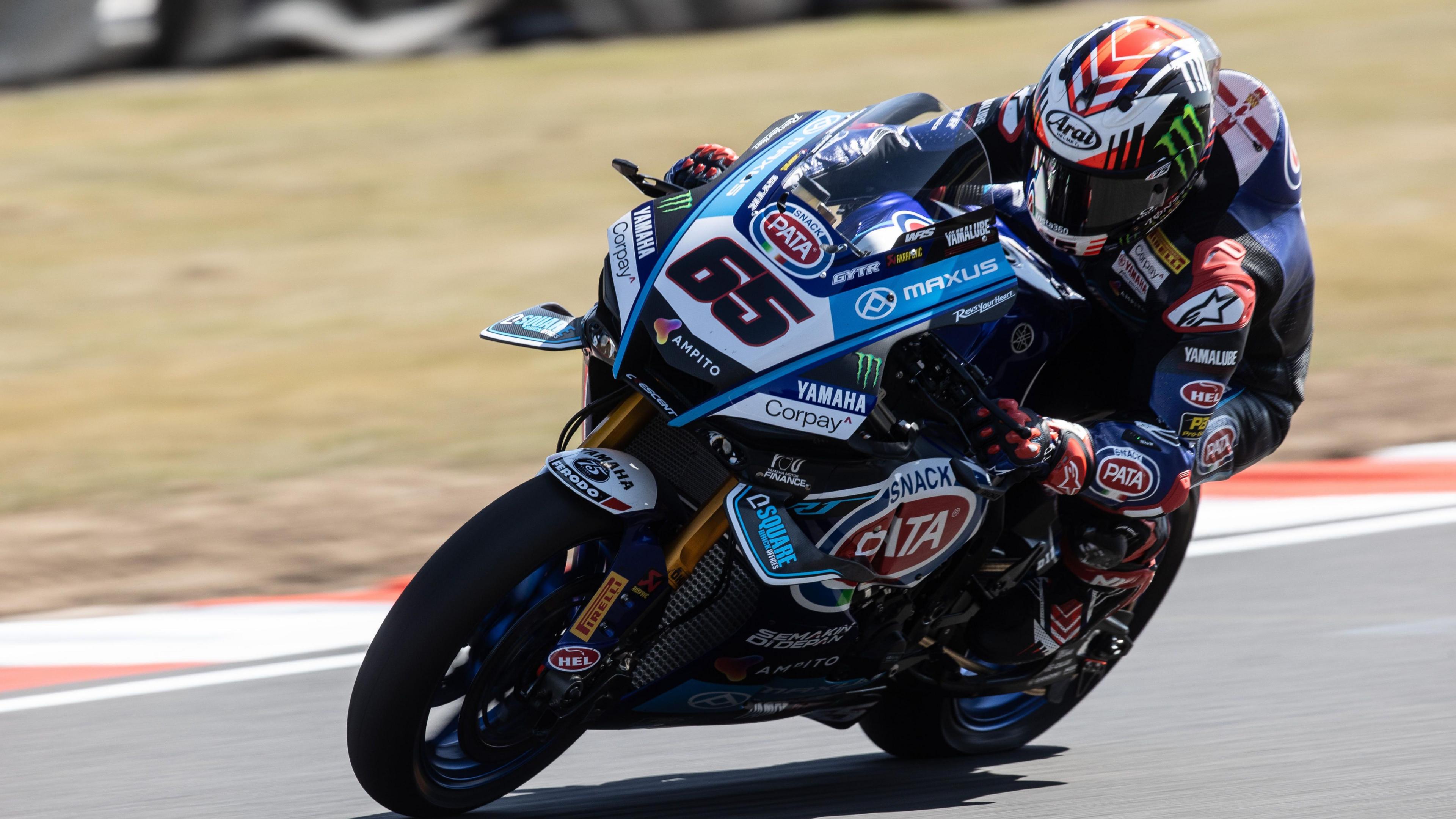Jonathan Rea in action during the 2025 season