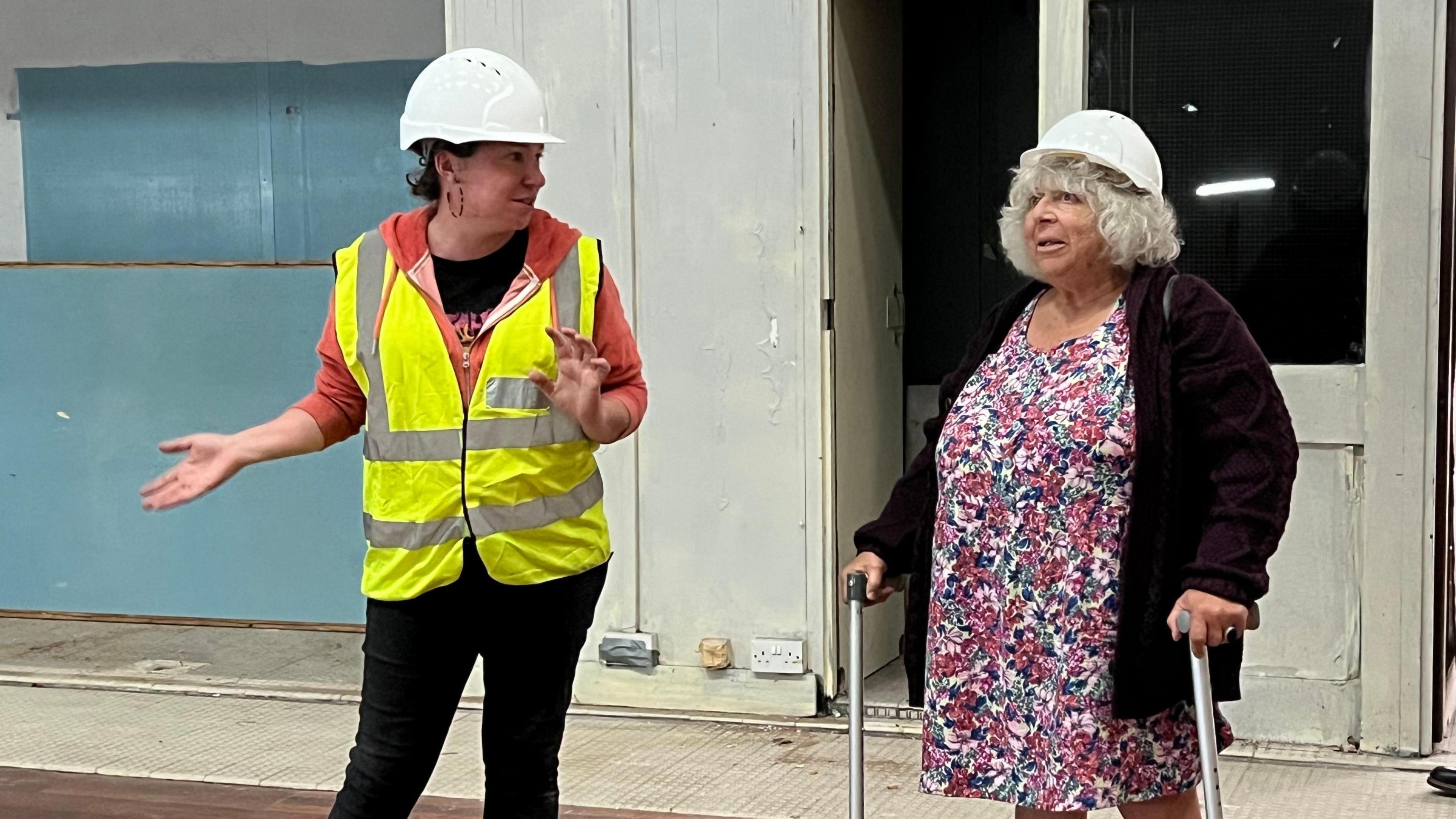 Miriam Margoyles in Jacob wells Baths