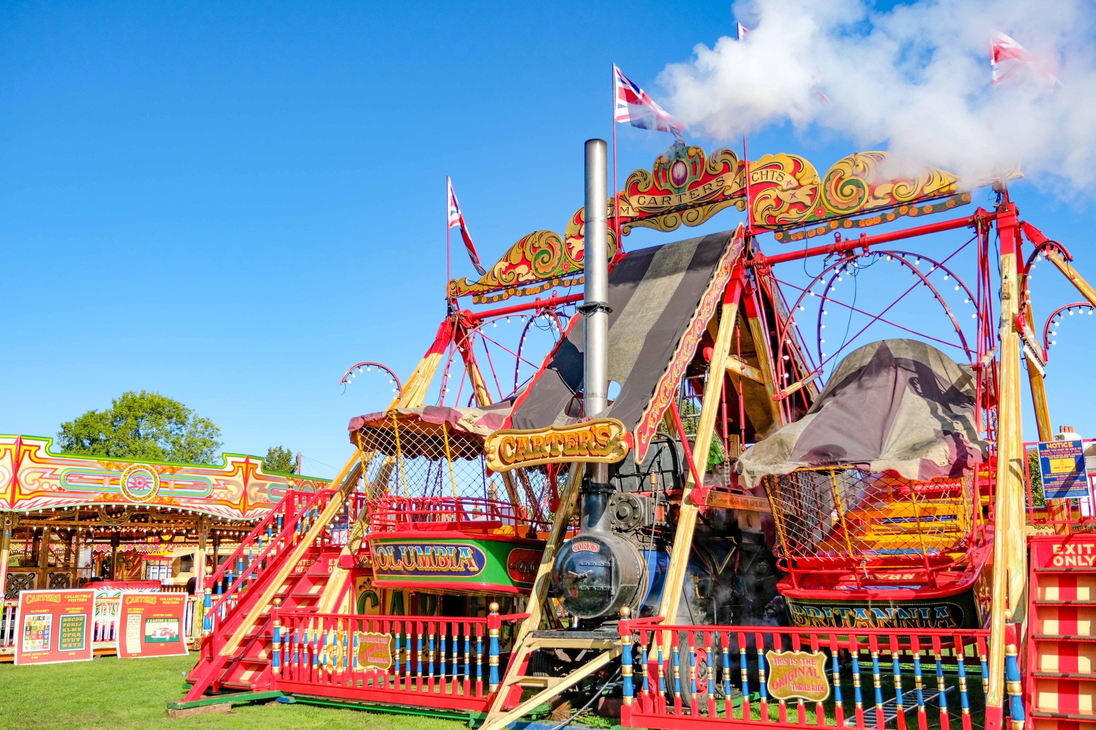 carters steam fair rides