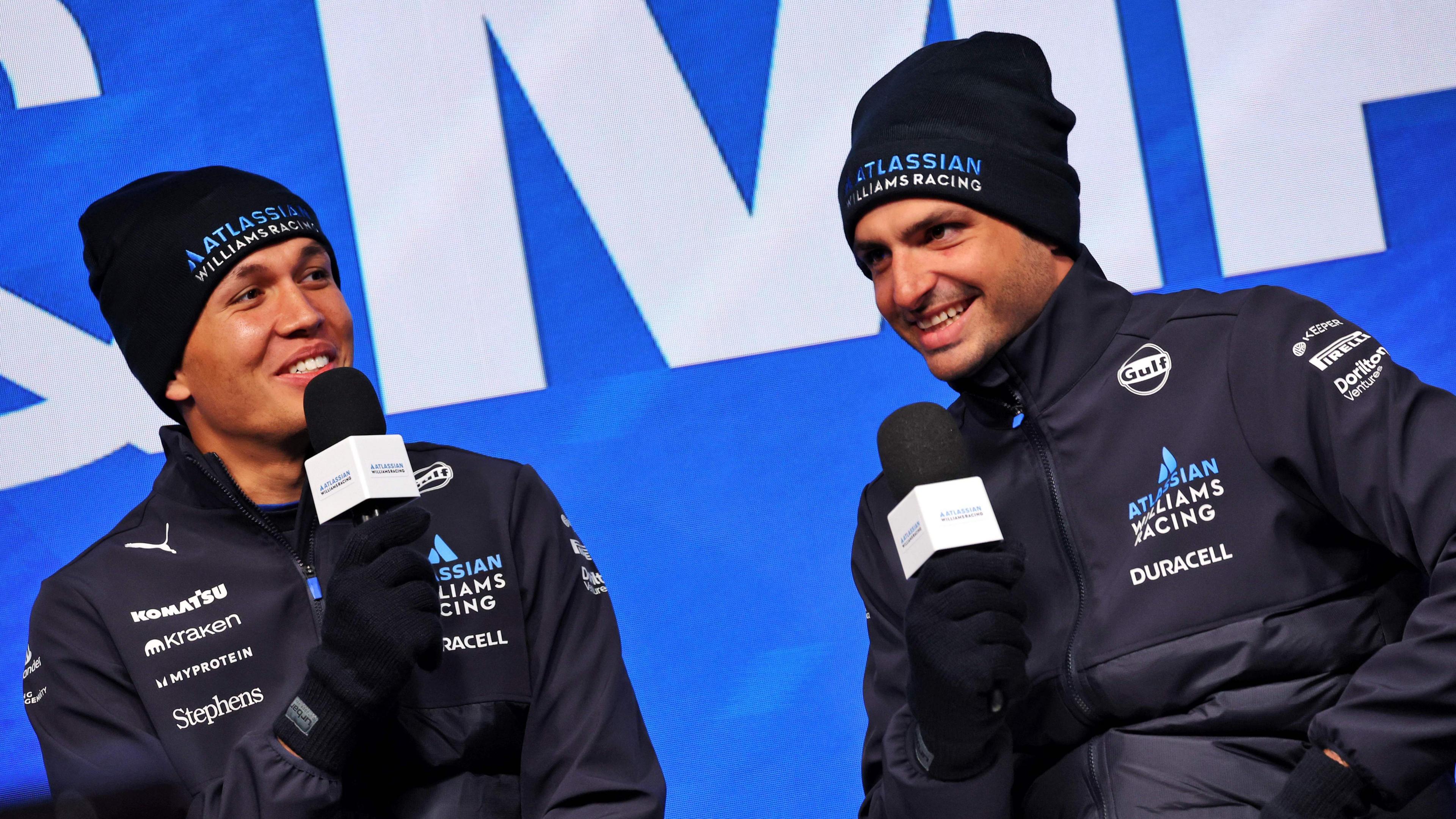 Alexander Albon and Carlos Sainz