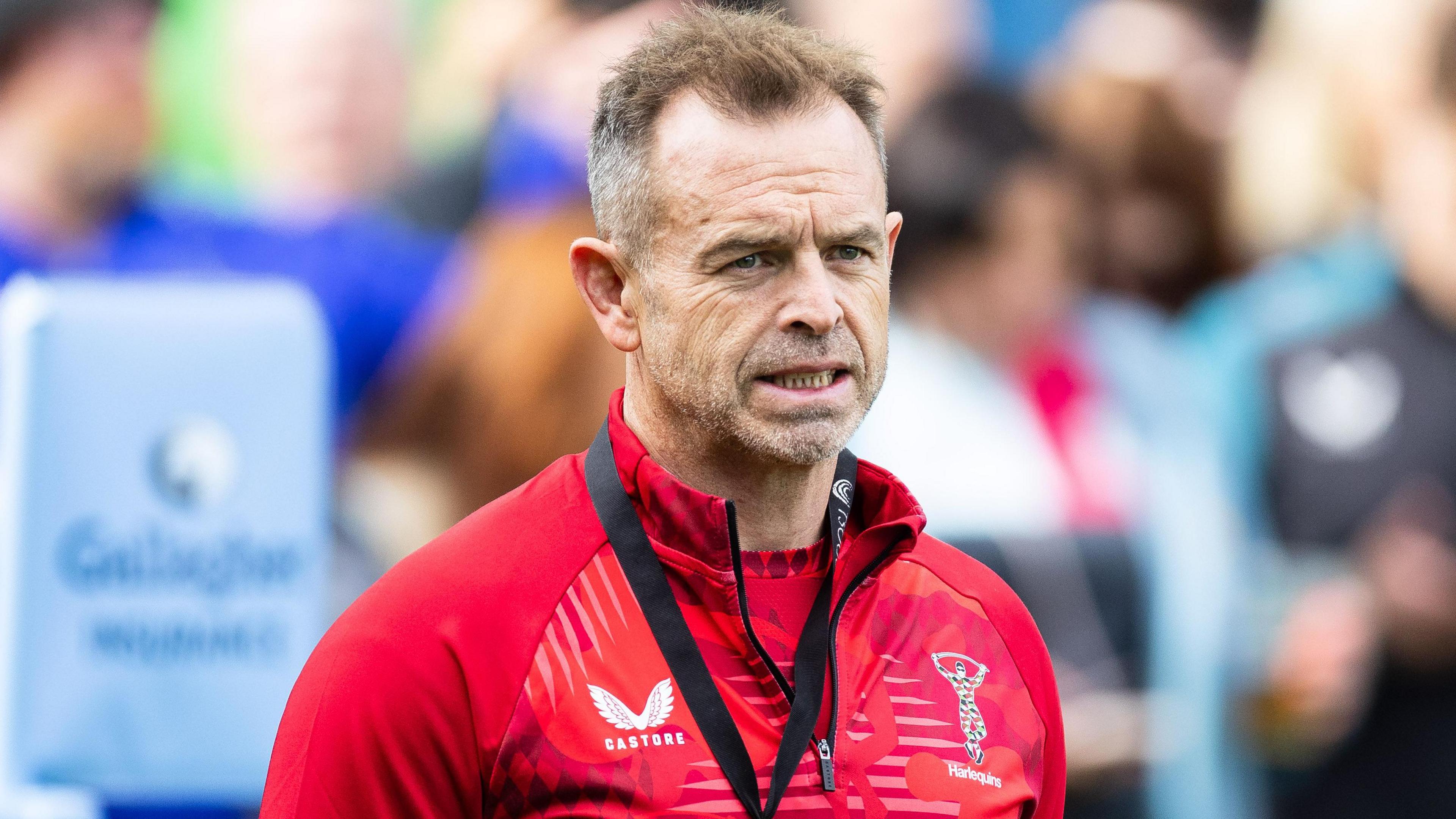 Harlequins head coach Danny Wilson before the Premiership game with Saracens