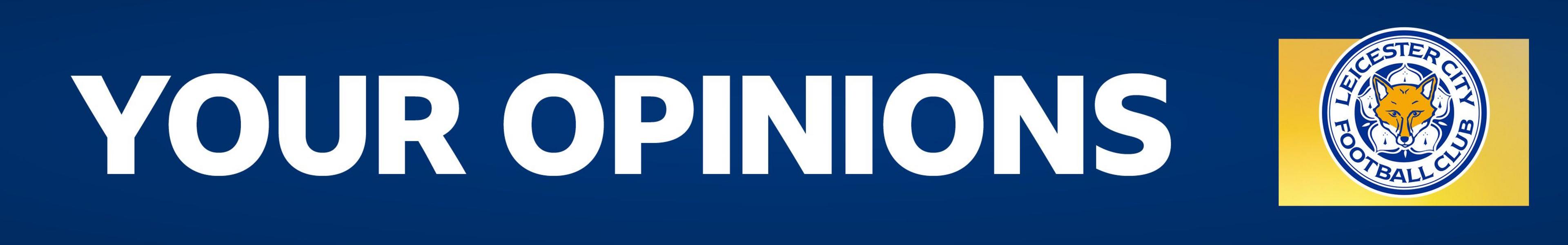 BBC Sport's Leicester City Your Opinions banner