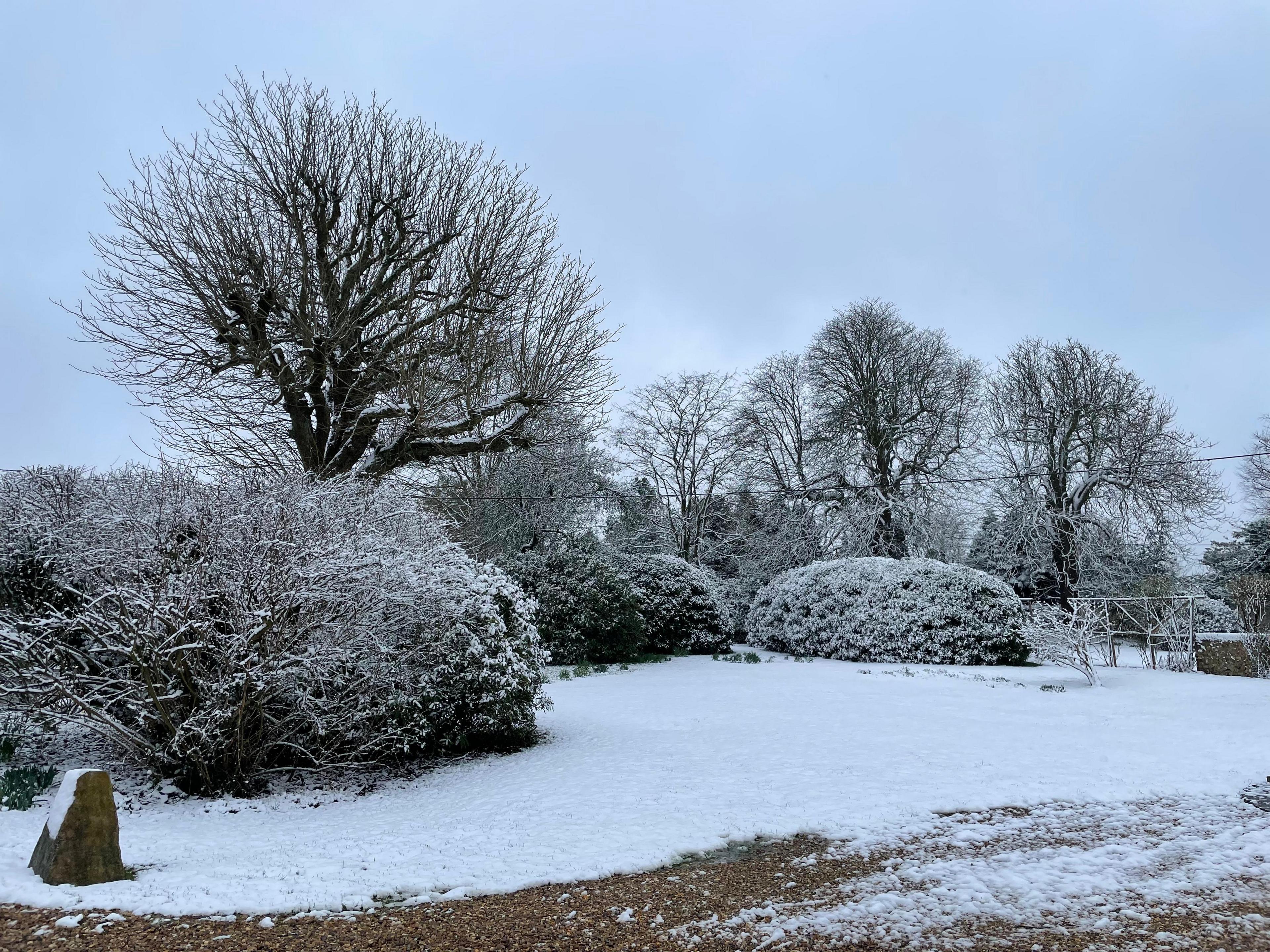 Snowy scenes in Penn, Buckinghamshire