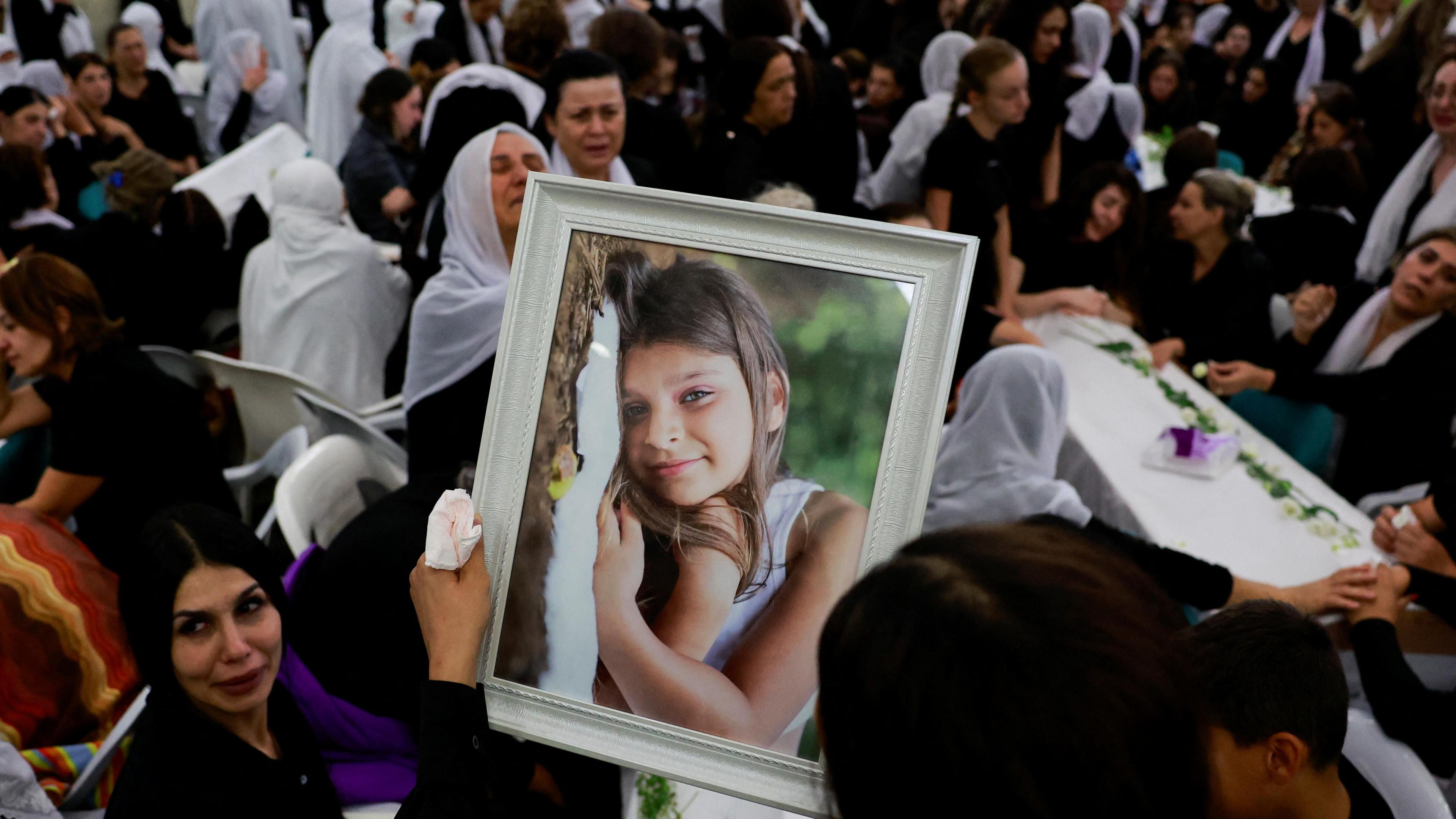 Picture of girl killed in Golan air strike