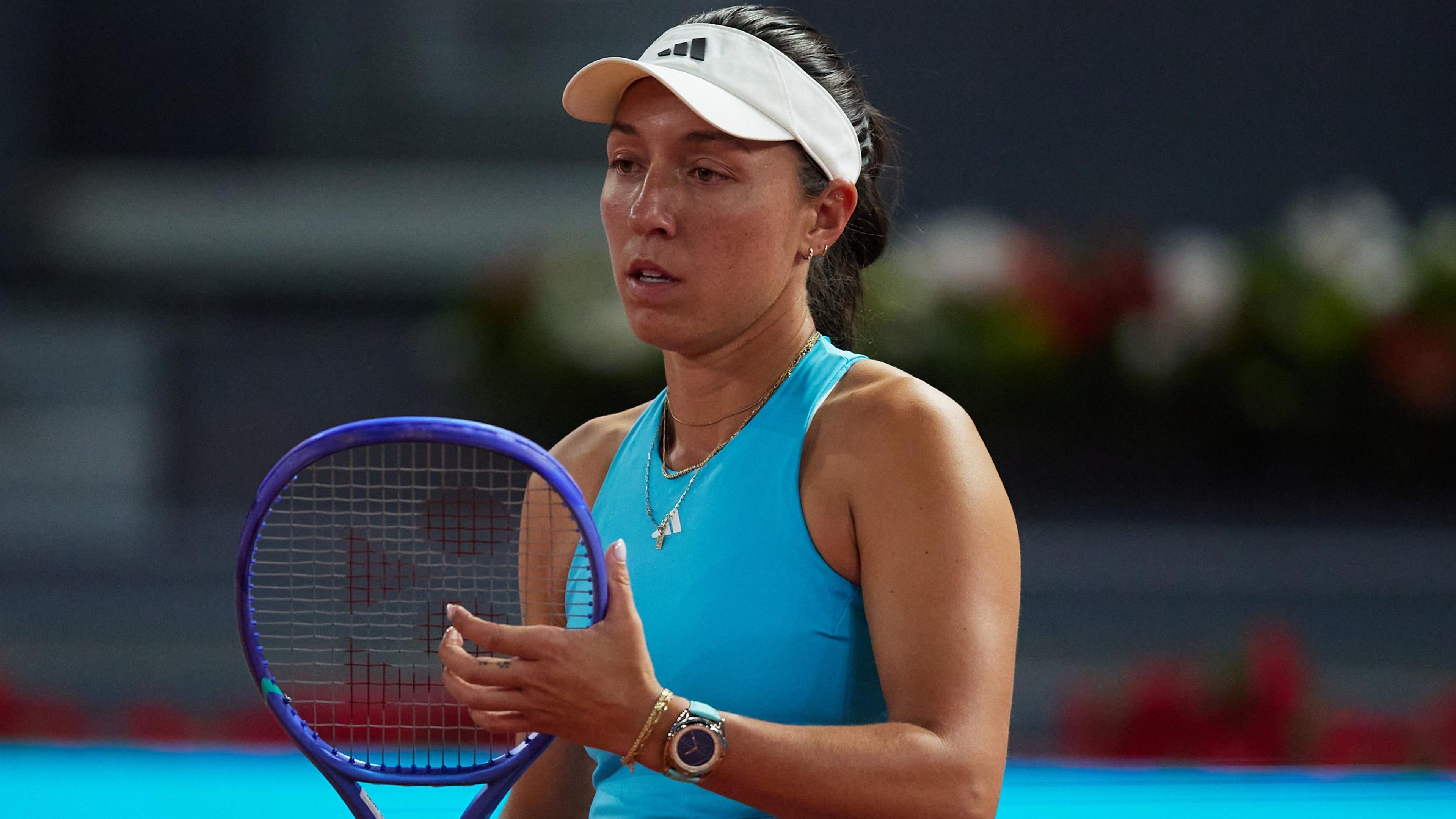 Jessica Pegula during the Madrid Open