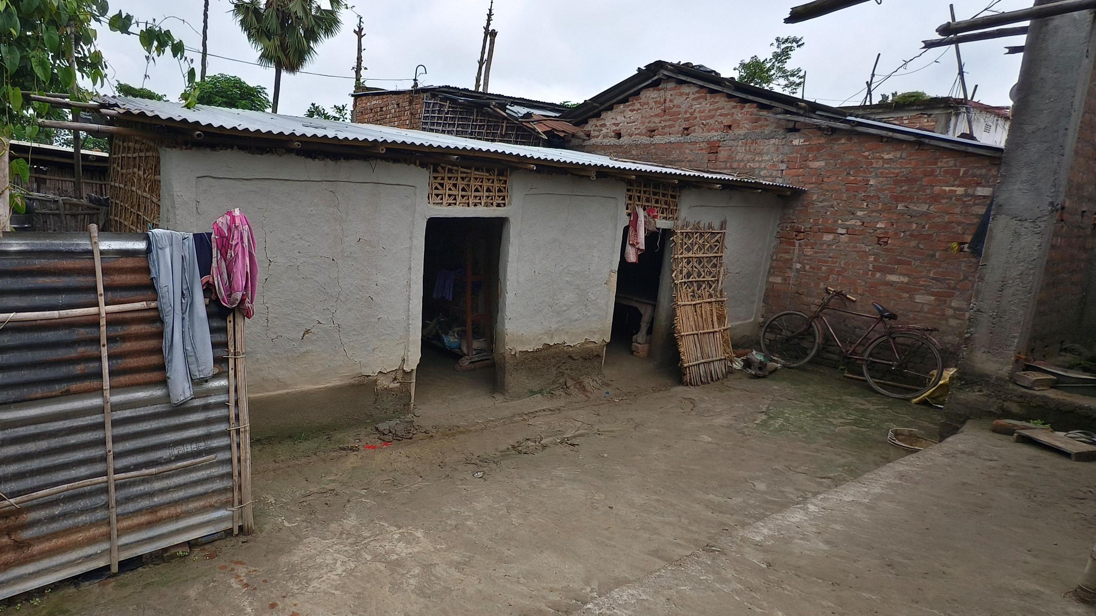 Babulal's two-room home