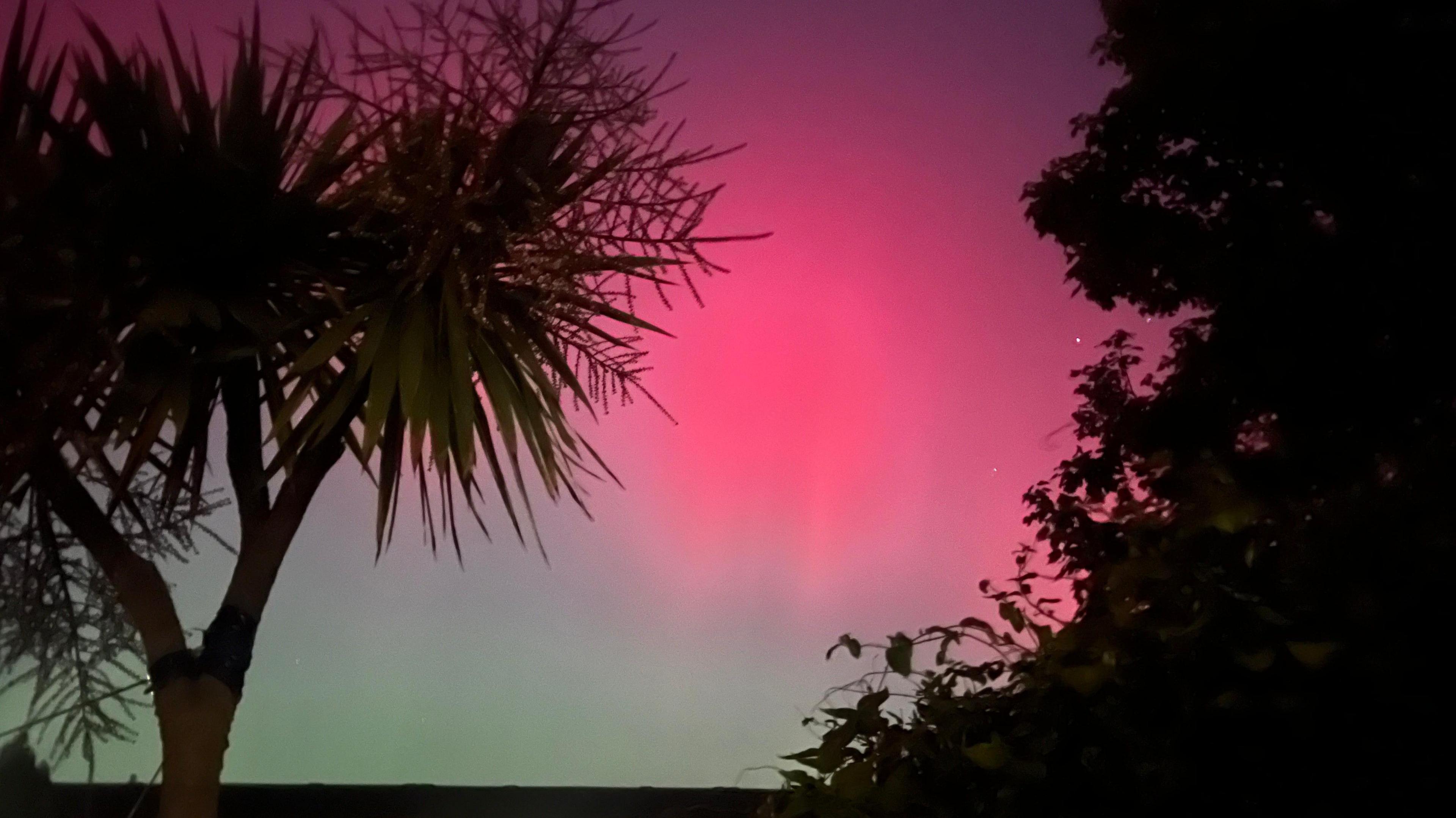 The Northern Lights in Essex, with 