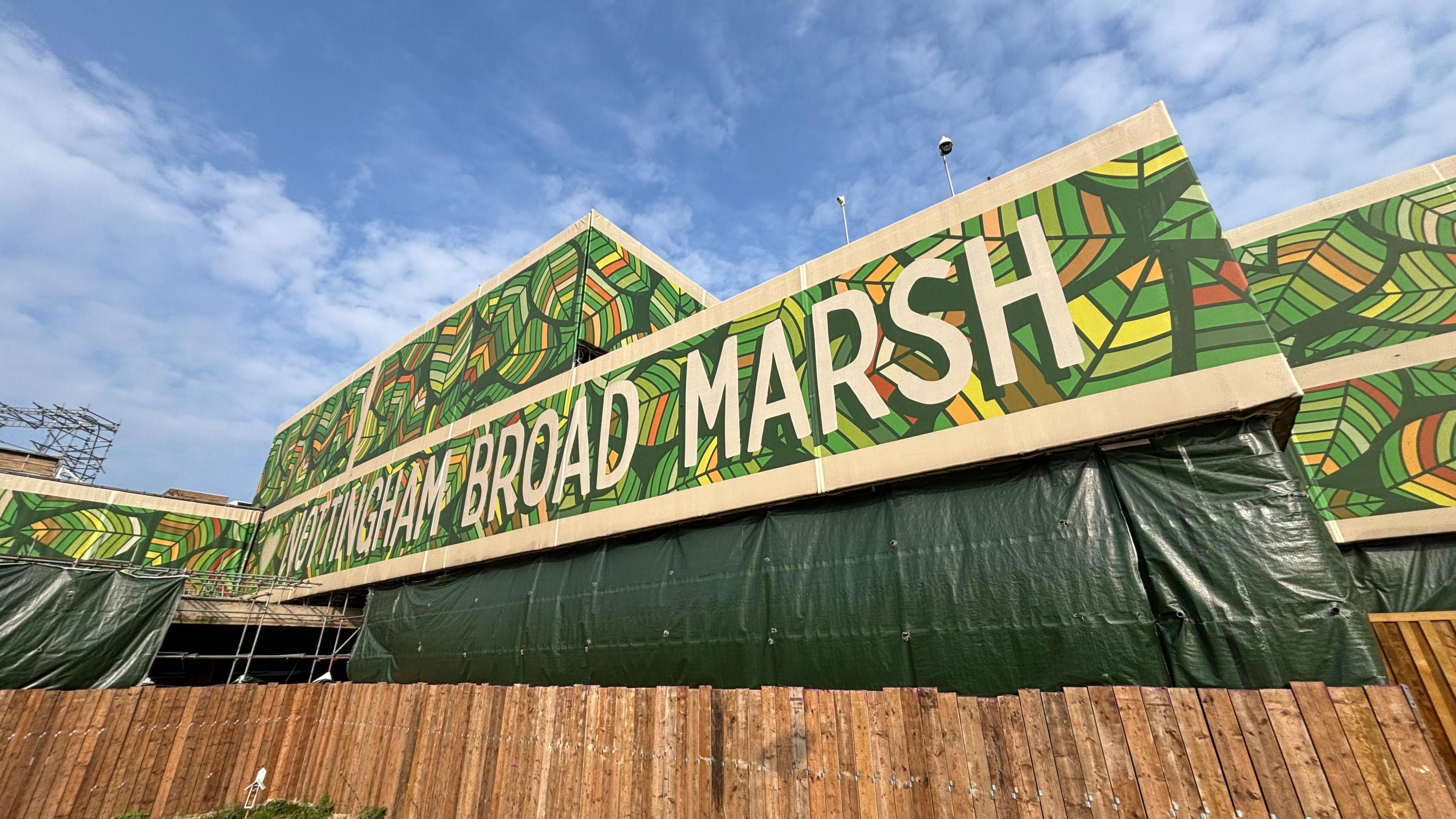 Part of the former Broad Marsh shopping centre