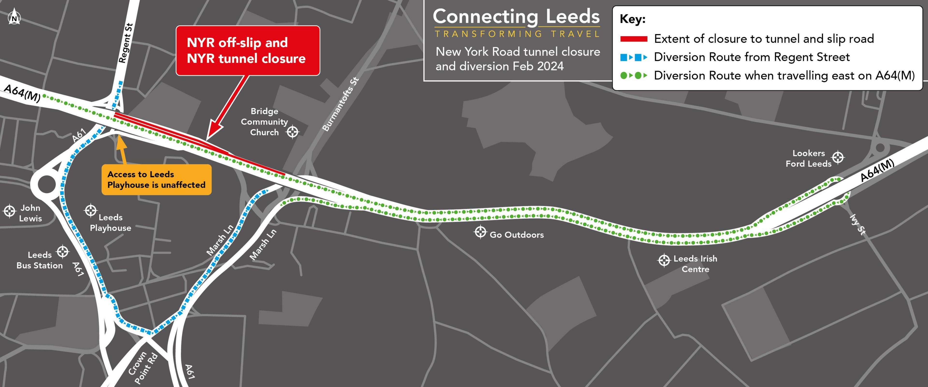 Map of diversion