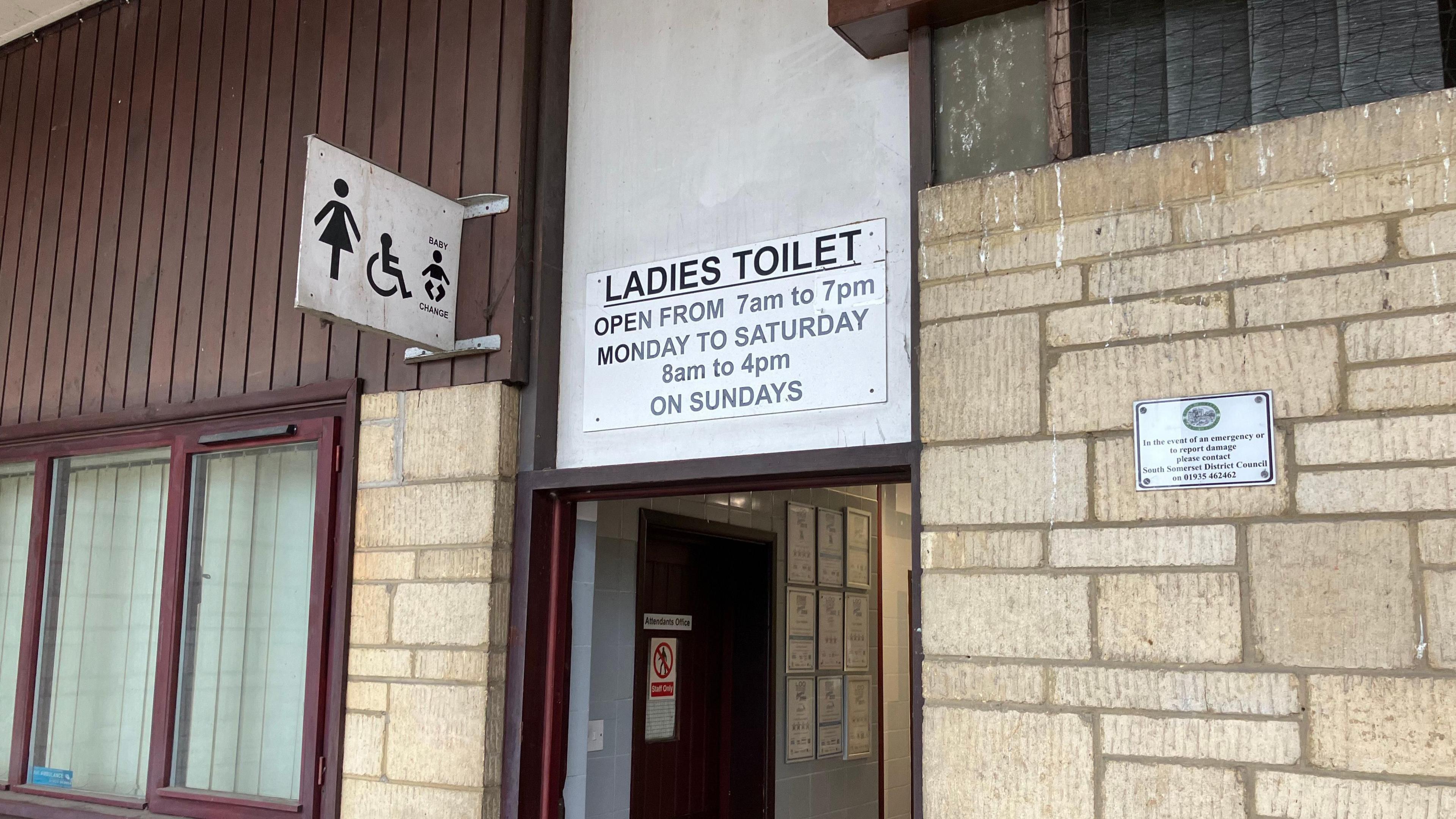 Public toilets at Yeovil bus station