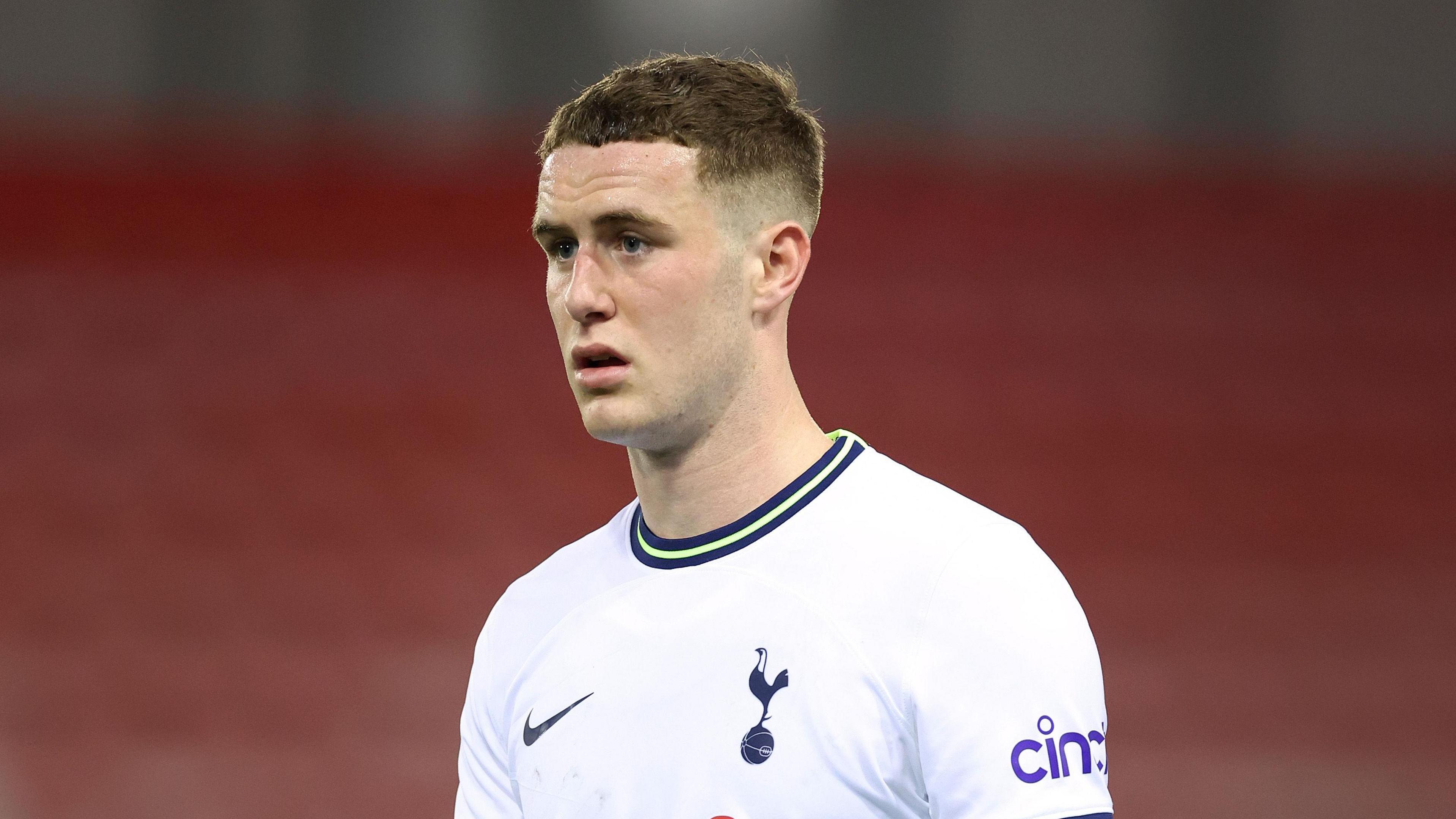 Alfie Dorrington in action for Tottenham Hotspur Under-21s