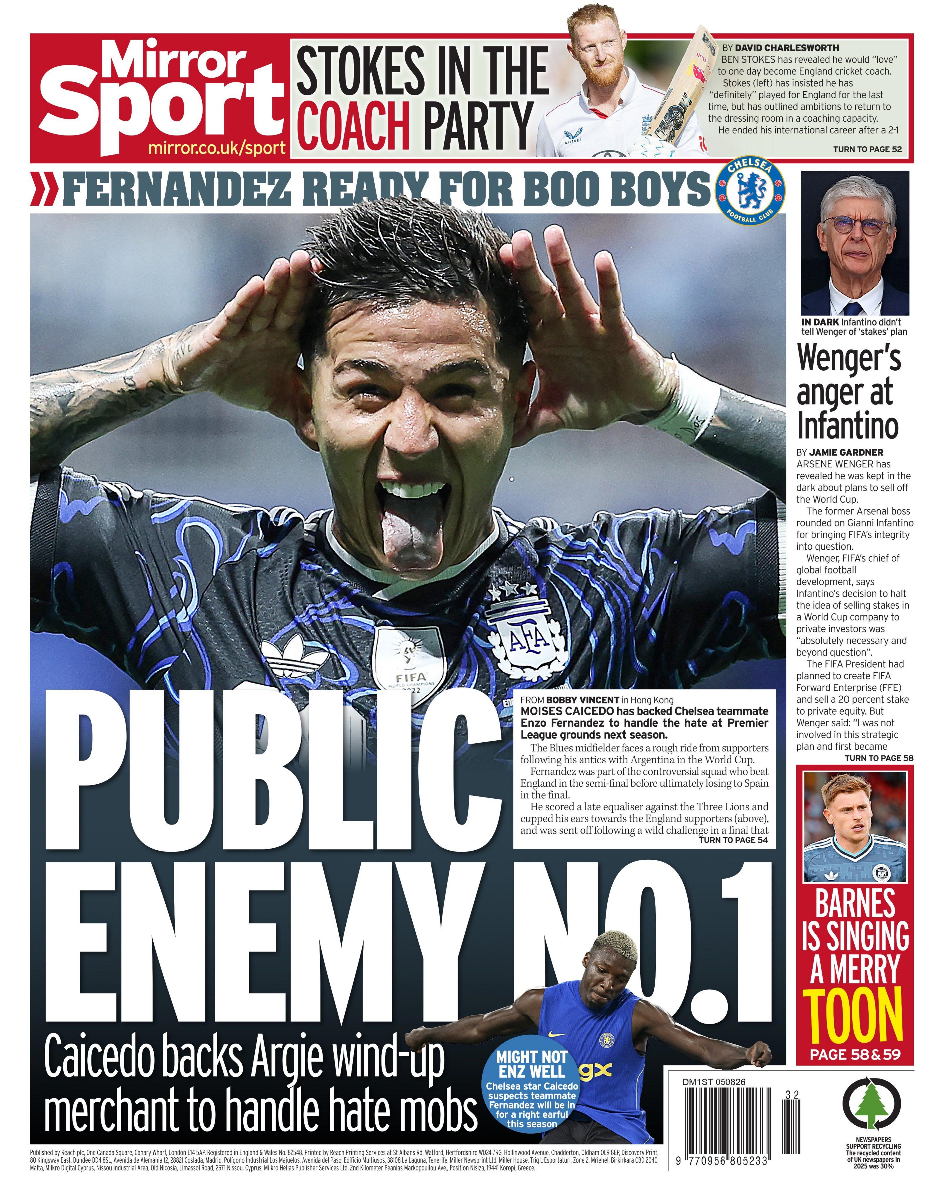 Mirror back page