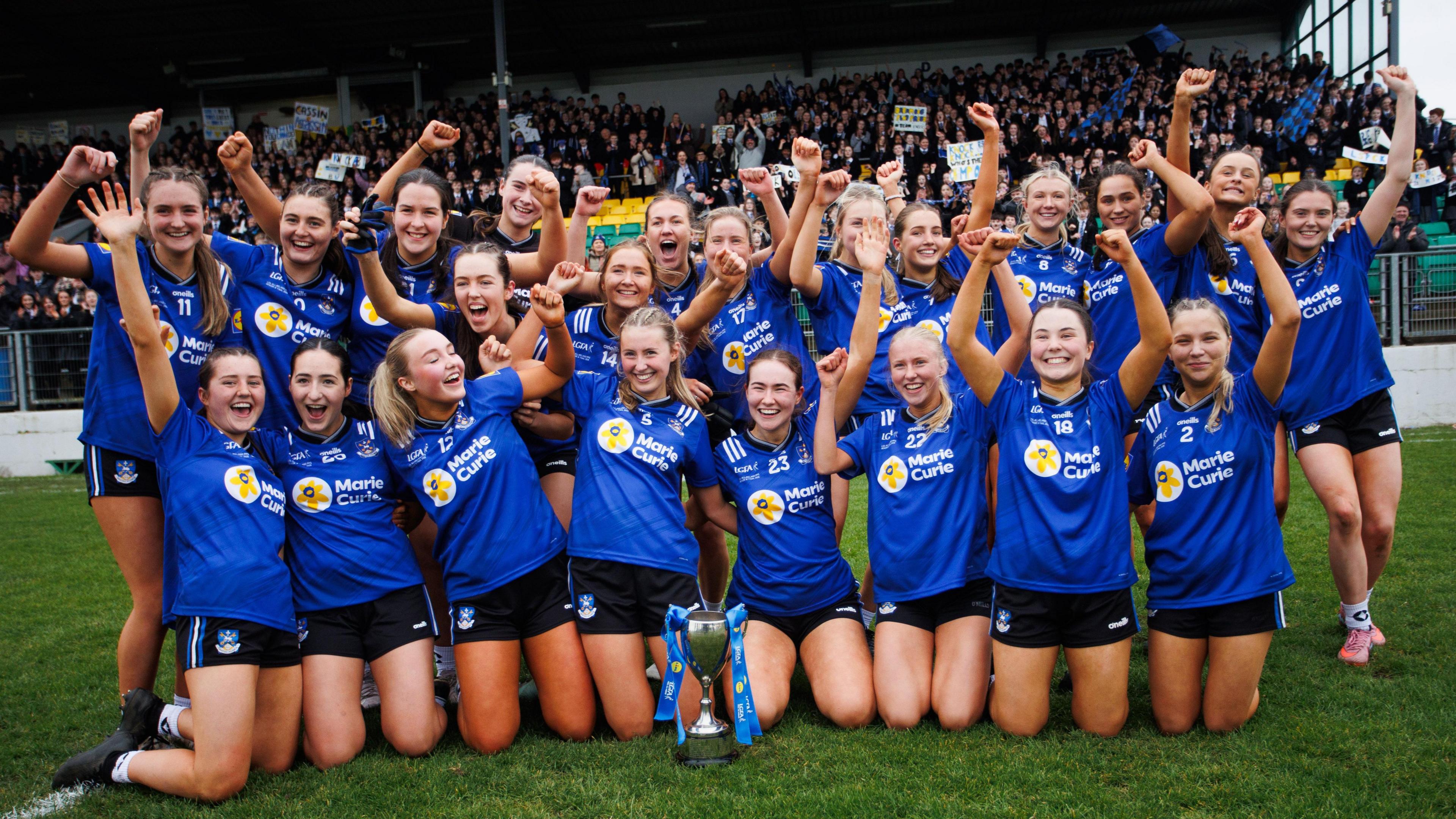 Our Lady and St Patrick's College, Knock celebrate their win