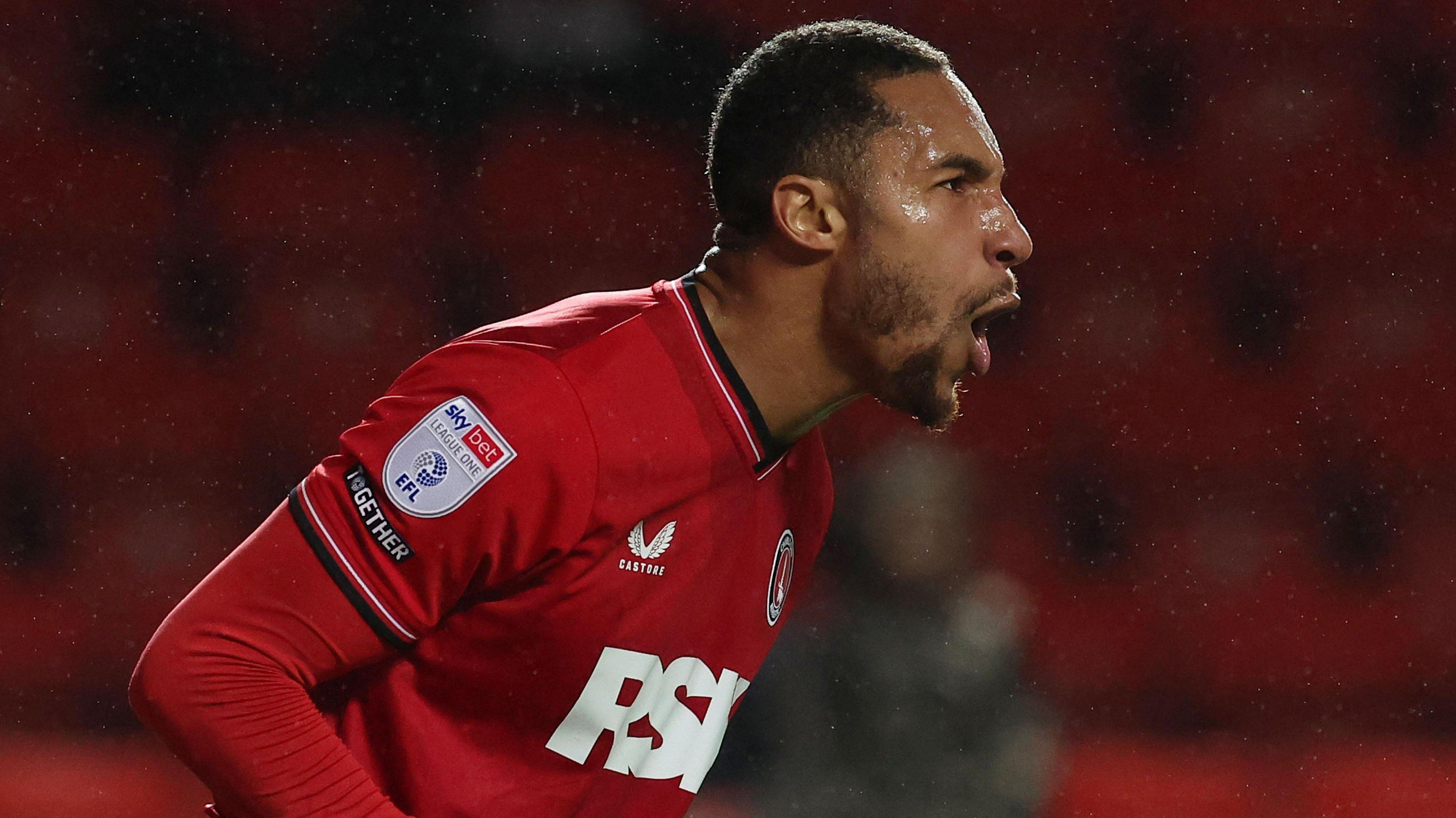 Terell Thomas playing for Charlton