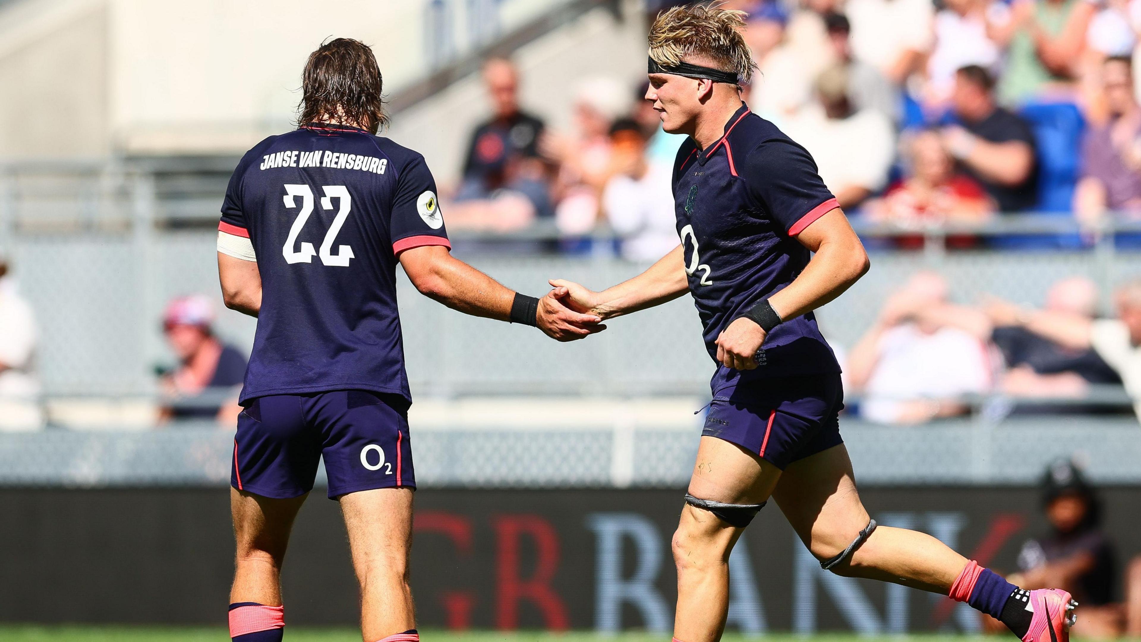 Benhard Janse van Rensburg and Henry Pollock