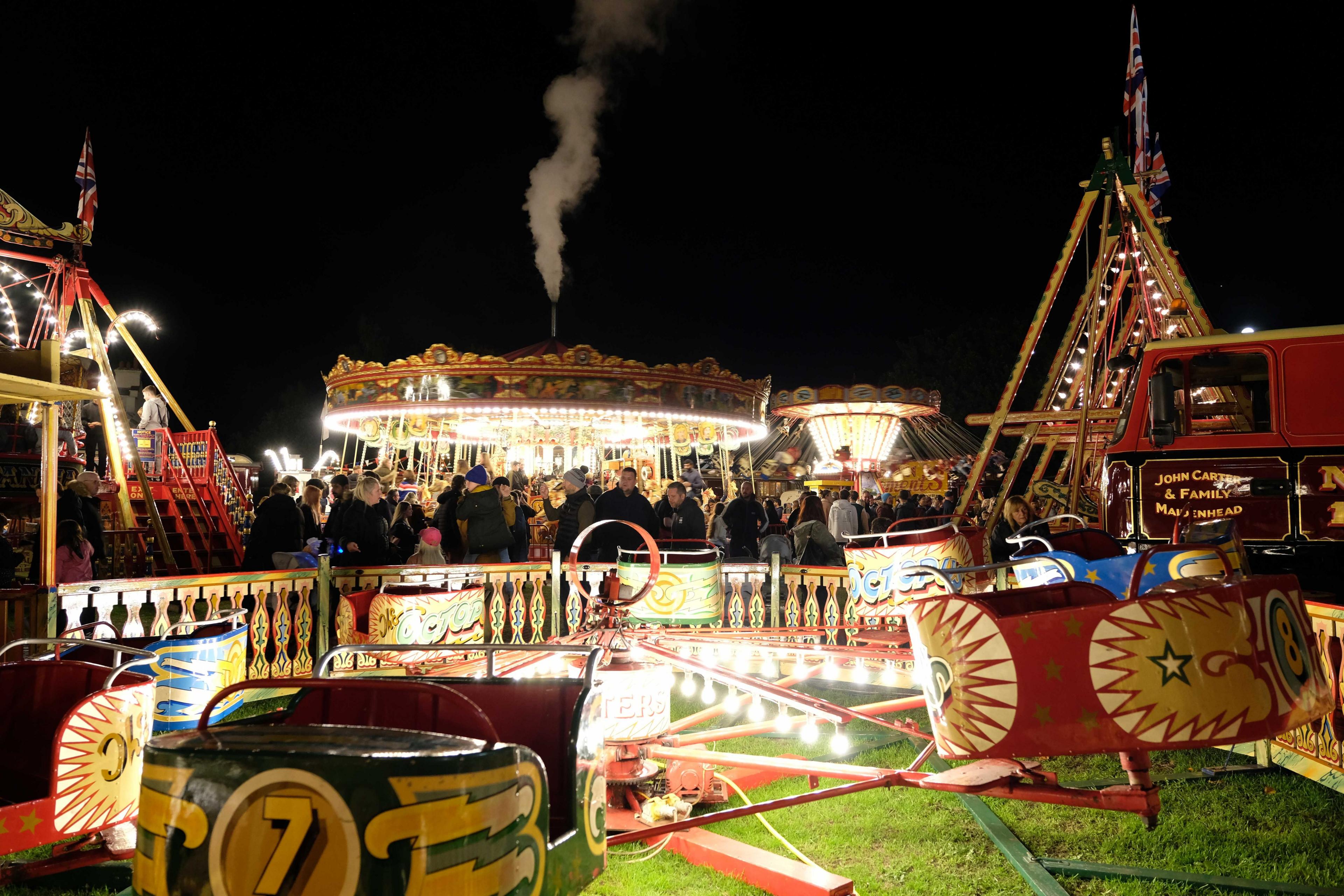 carters steam fair rides