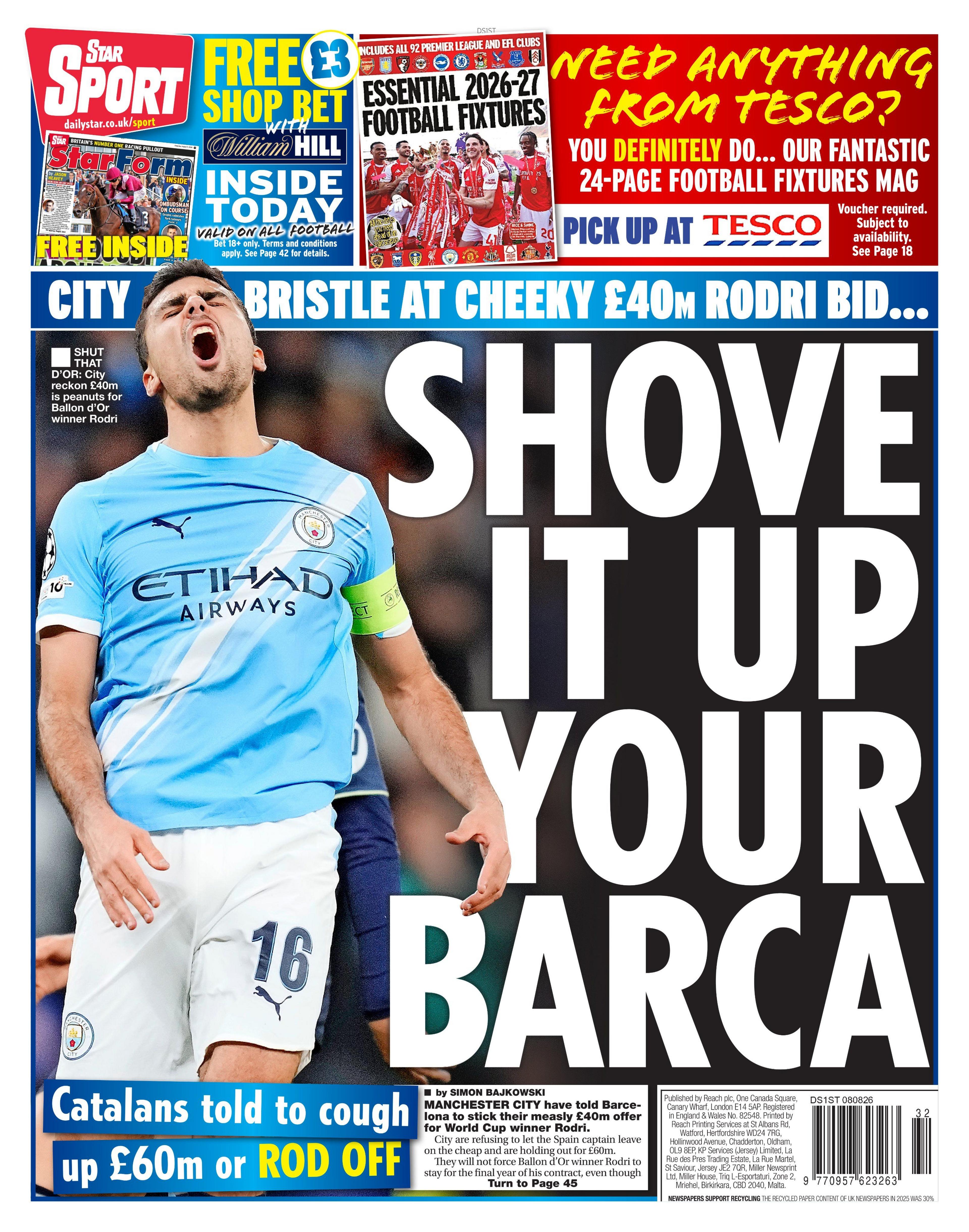 Star back page