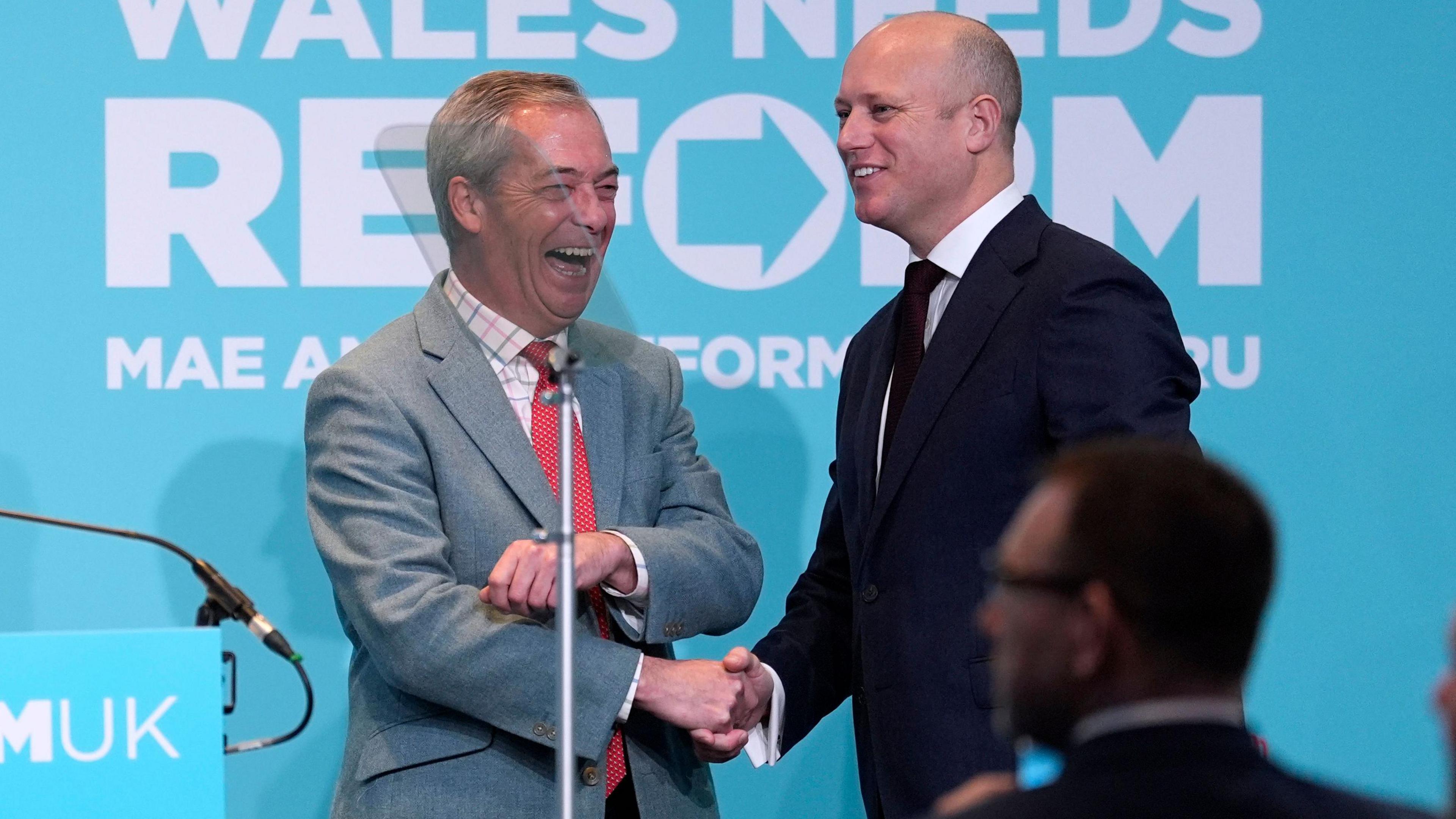 Nigel Farage a Dan Thomas