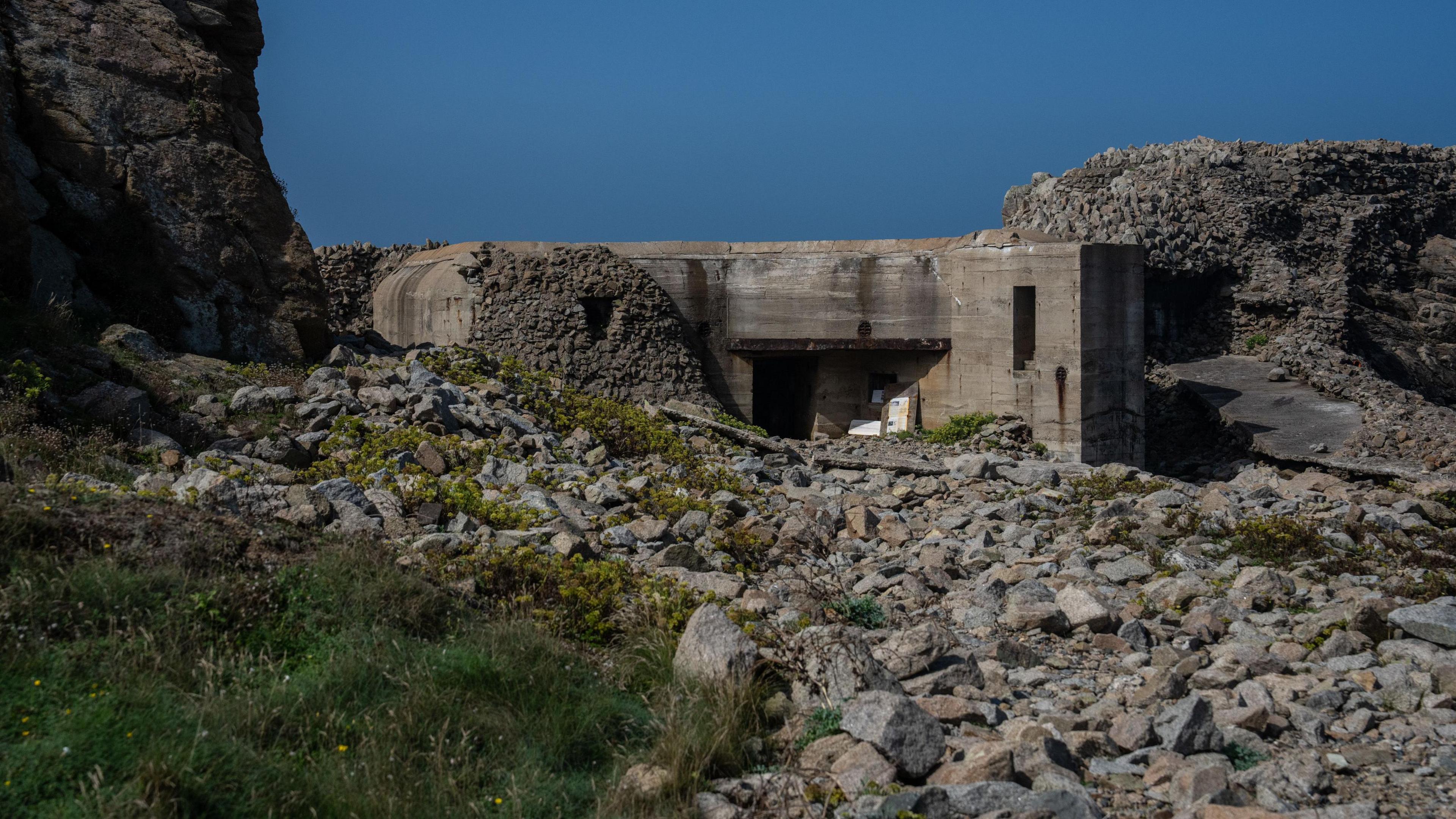 German bunker in Alderney